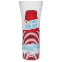 Giant Everyday Plastic Party Cups for Cold Beverages 18 oz