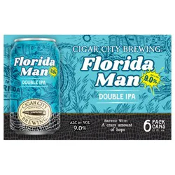 Florida Man Double IPA Beer 6 Cans
