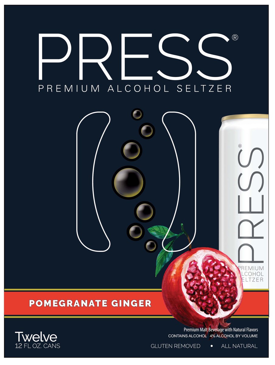 slide 9 of 9, PRESS Alcohol Seltzer, 12 ct