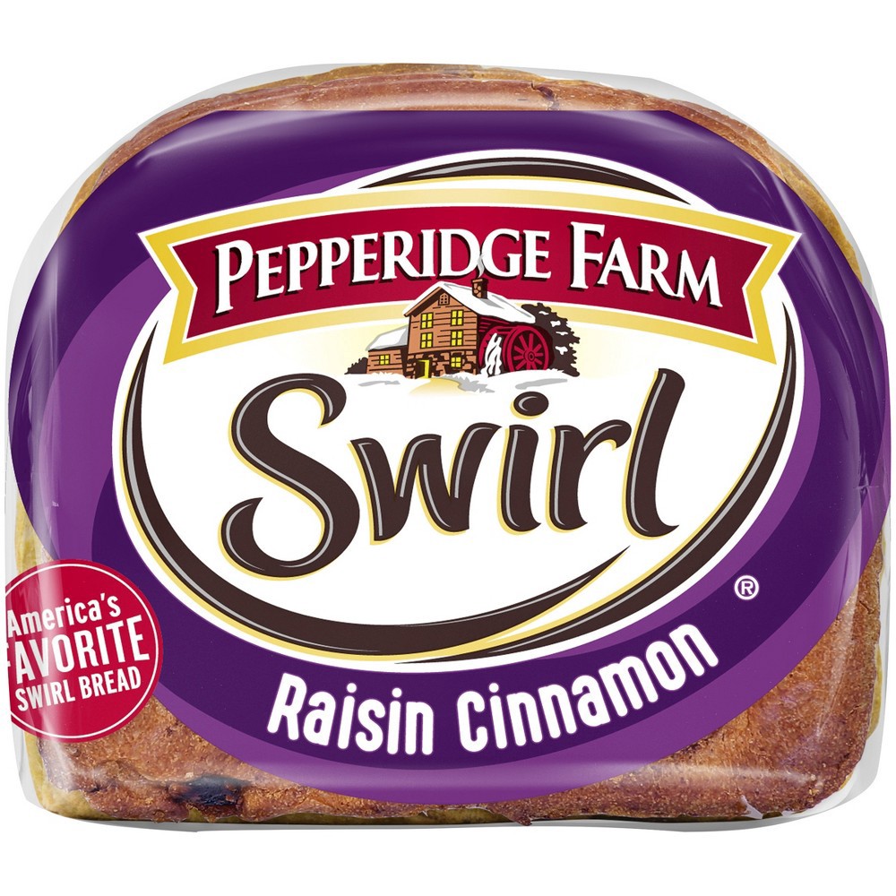 slide 3 of 5, Pepperidge Farm Raisin Cinnamon Swirl Bread, 