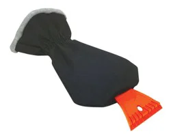 Bigfoot­ Waterproof Glove And Ice Scraper - Black/Orange