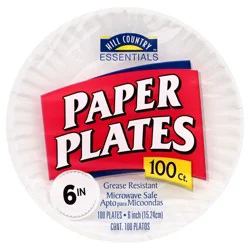 Hill Country Fare 6'' Paper Plates