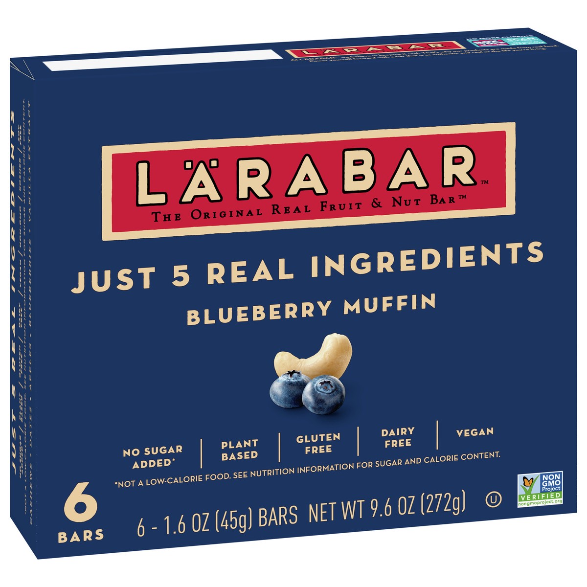 slide 4 of 9, Larabar Blueberry Muffin - 9.6oz/6ct, 6 ct