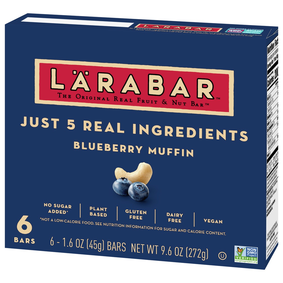 slide 2 of 9, Larabar Blueberry Muffin - 9.6oz/6ct, 6 ct