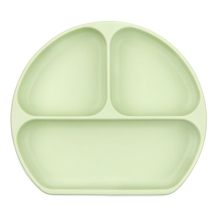 slide 1 of 2, Bumkins Silicone Grip Toddler Dish - Sage, 1 ct