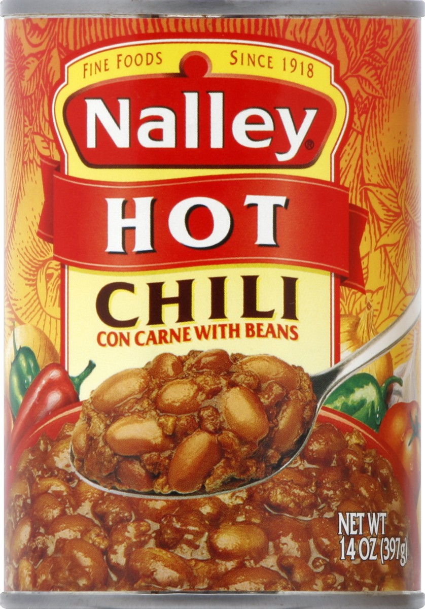 slide 1 of 2, Nalley Chili Con Carne 14 oz, 14 oz