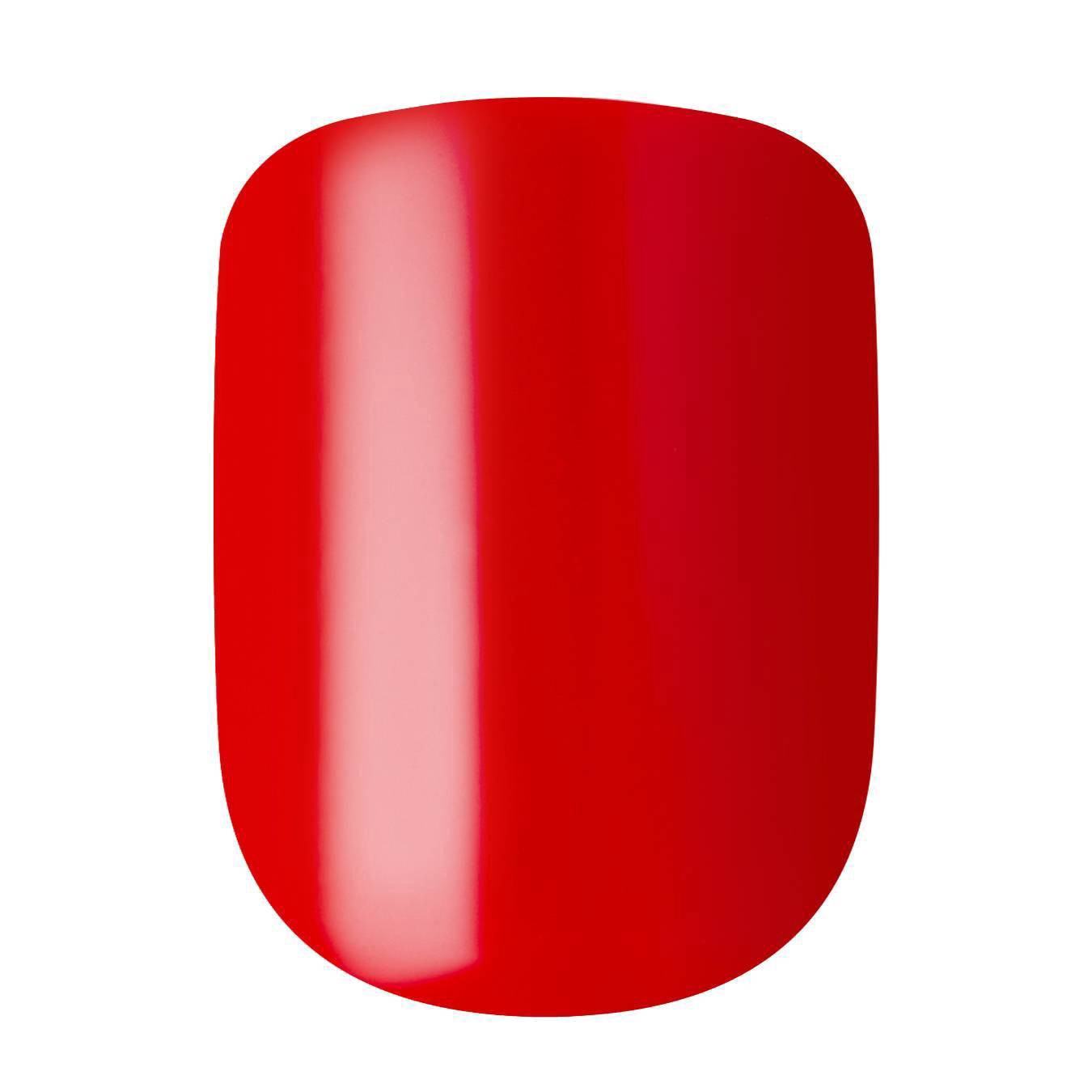 slide 5 of 6, KISS Products Short Square Press-On Manicure Fake Nails - Reddy or Not - 33ct, 33 ct