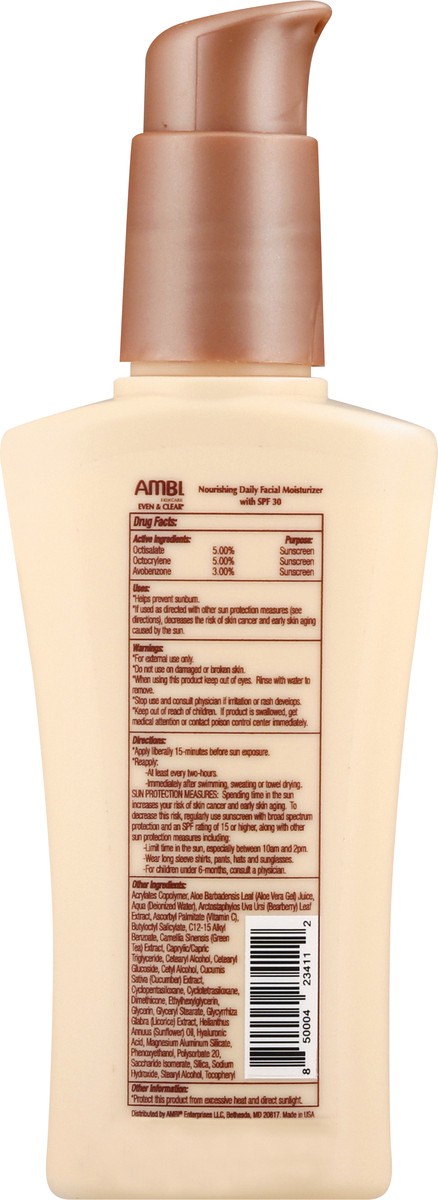 slide 8 of 9, AMBI Even & Clear SPF 30 Nourishing Daily Facial Moisturizer 3.5 oz, 3.5 oz