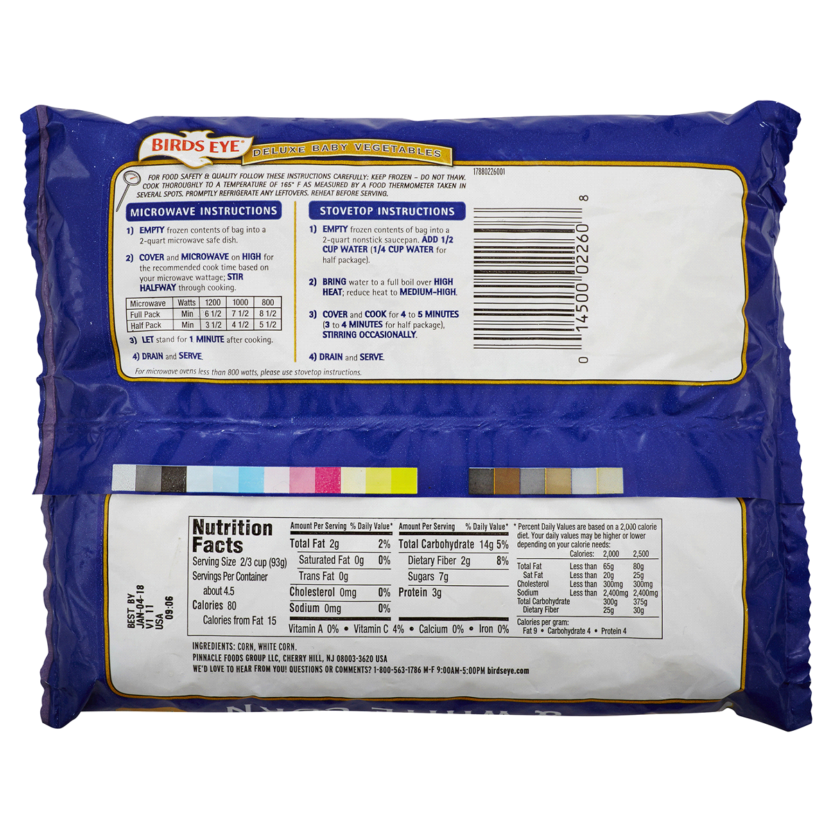 slide 2 of 2, Birds Eye Baby Gold White Corn, 14.4 oz