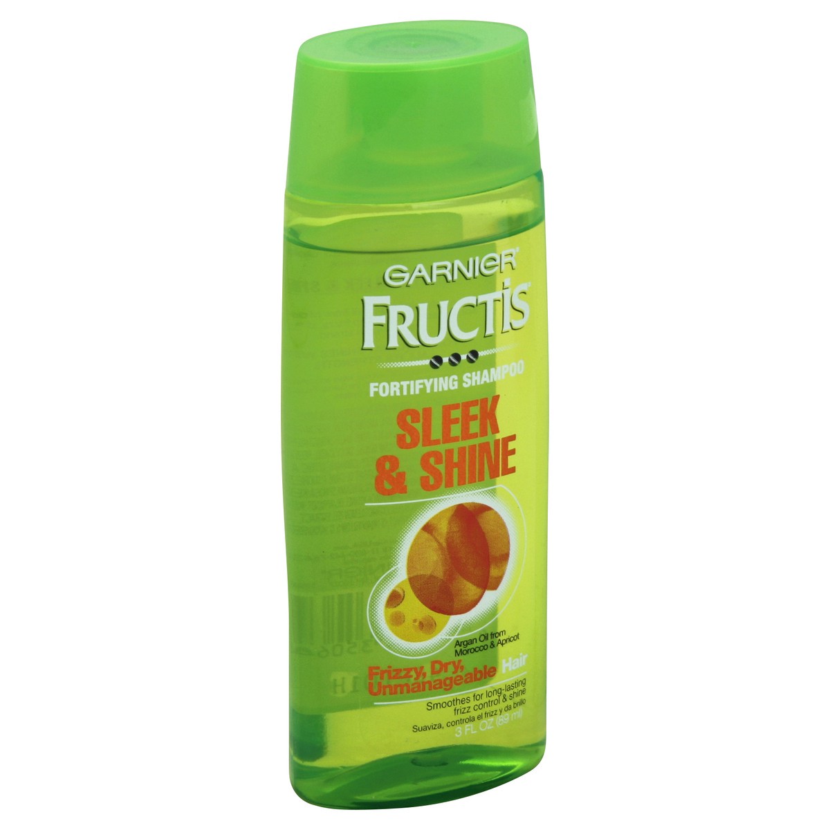 slide 2 of 3, Garnier Sleek & Shine Fortifying Shampoo, 3 fl oz