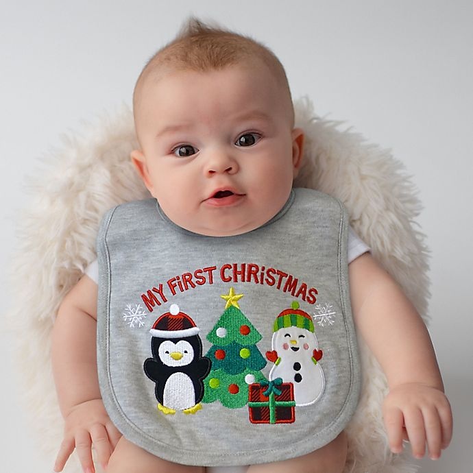 slide 4 of 4, Neat Solutions'My First Christmas' Bib, 1 ct