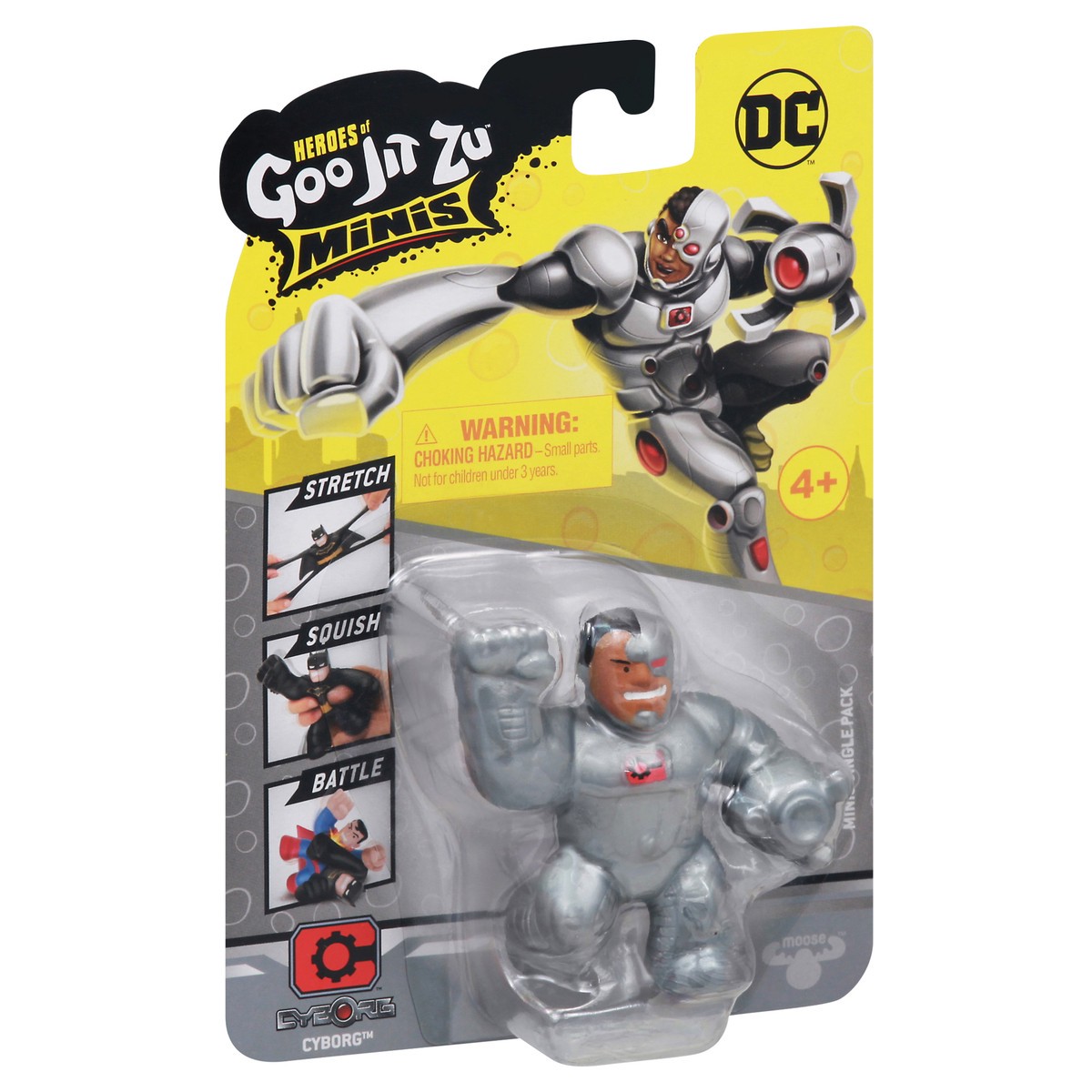 slide 2 of 11, DC Goo Jit Zu Minis Cyborg Toy 1 ea, 1 ea