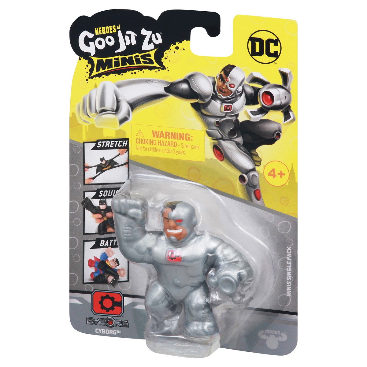 slide 3 of 11, DC Goo Jit Zu Minis Cyborg Toy 1 ea, 1 ea