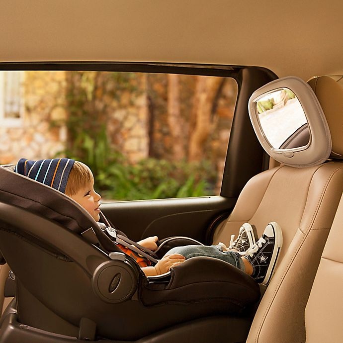 slide 2 of 5, Brica Baby In-Sight Car Back Seat Mega Mirror - Tan, 1 ct