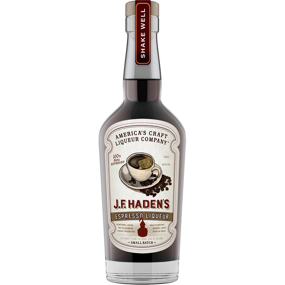 slide 1 of 1, J.F. Haden's Expresso Liqueur, 750 ml