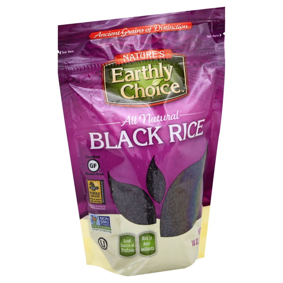 slide 7 of 13, Nature's Earthly Choice All Natural Black Rice 14 oz, 14 oz