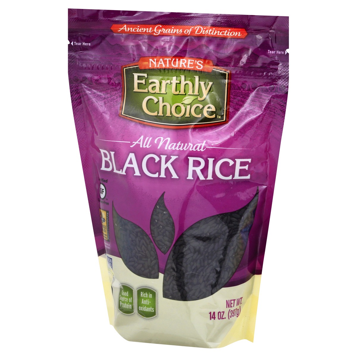 slide 13 of 13, Nature's Earthly Choice All Natural Black Rice 14 oz, 14 oz