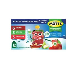 Motts Winter Wonderland Variety Pack, 12-3.2 Oz Pouches