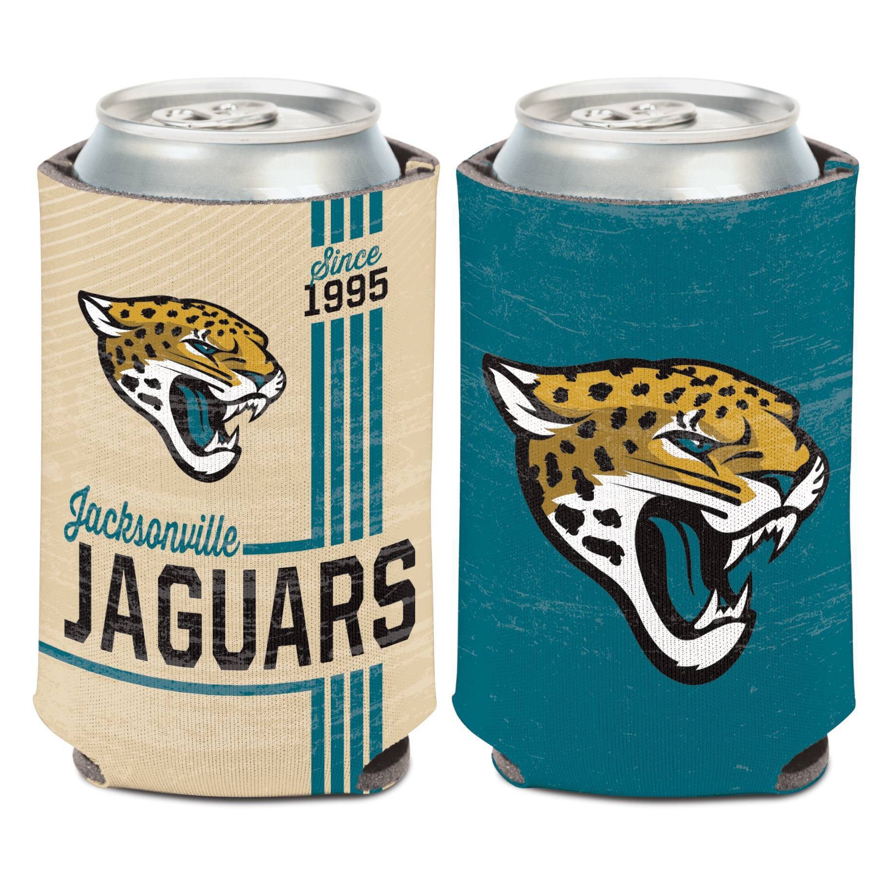 slide 1 of 1, NFL Jacksonville Jaguars Retro Can Cooler, 1 ct