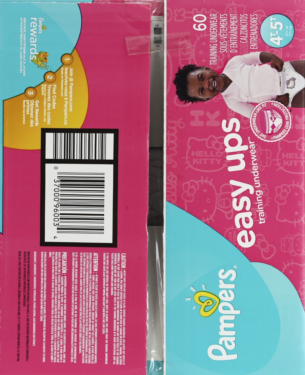 slide 3 of 6, Pampers Underwear 60 ea, 60 ct