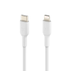 slide 8 of 9, Belkin BoostCharge Fast Charging USB C to Lightning Cable /1M - MFi Certified 18W Power Delivery iPhone Charger Cord - Apple Charger USB C Cable - Fast Charging for iPhone 14, iPhone 13 - White, 3.3 ft