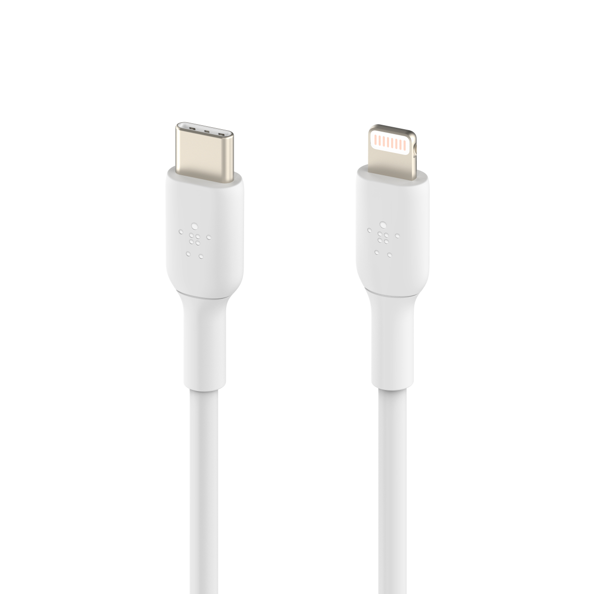 slide 7 of 9, Belkin BoostCharge Fast Charging USB C to Lightning Cable /1M - MFi Certified 18W Power Delivery iPhone Charger Cord - Apple Charger USB C Cable - Fast Charging for iPhone 14, iPhone 13 - White, 3.3 ft