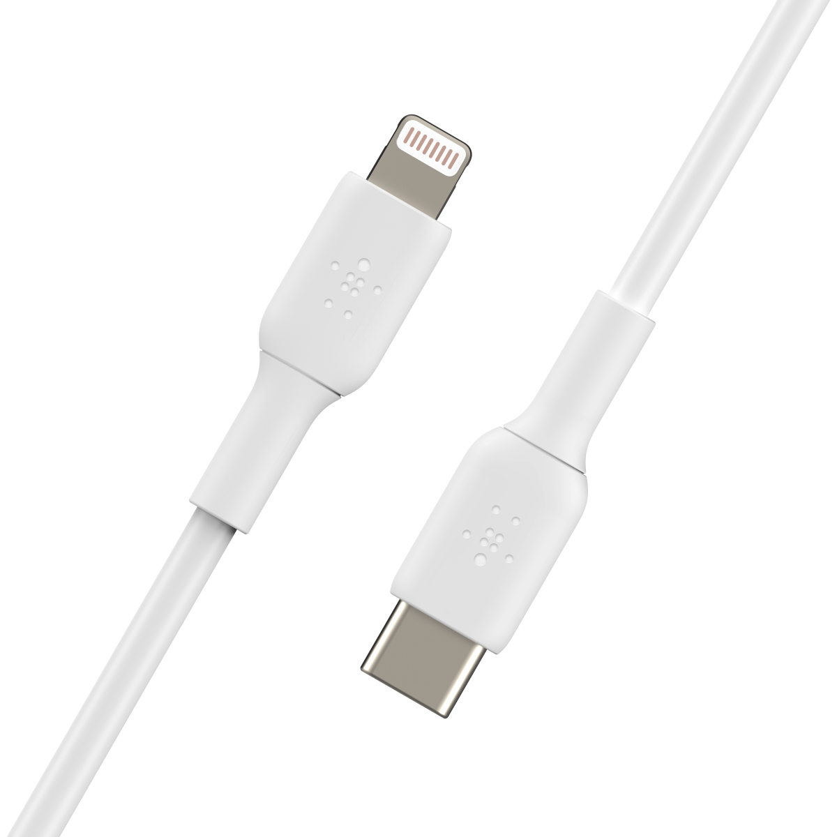 slide 1 of 9, Belkin BoostCharge Fast Charging USB C to Lightning Cable /1M - MFi Certified 18W Power Delivery iPhone Charger Cord - Apple Charger USB C Cable - Fast Charging for iPhone 14, iPhone 13 - White, 3.3 ft
