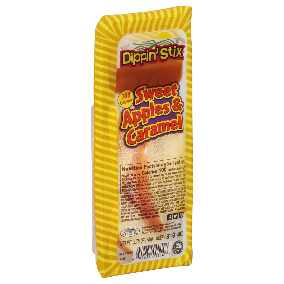 slide 2 of 12, Dippin'Stix Dippin' Stix Sweet Gala Apples & Caramel, 13.75 oz, 5 ct, 2.75 oz