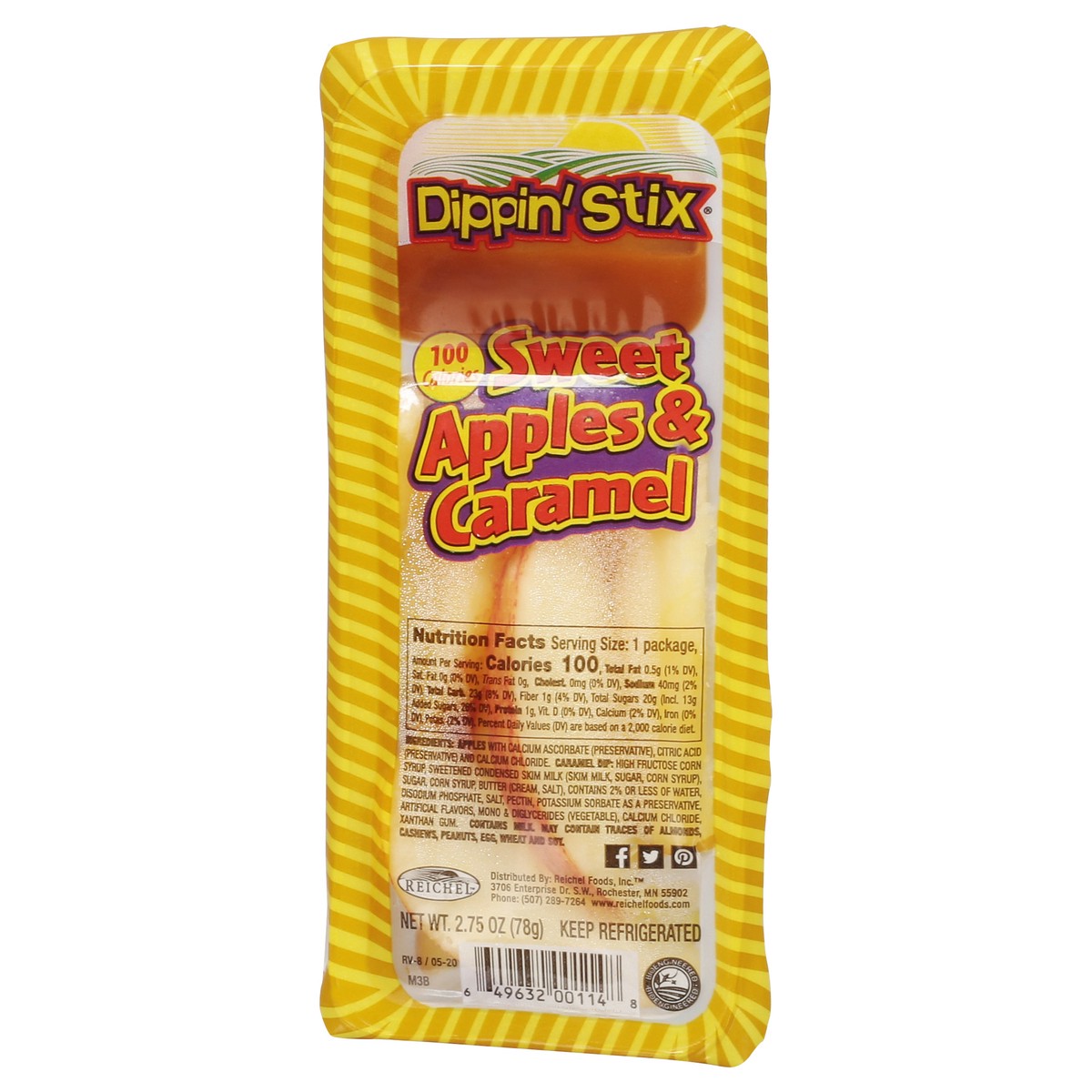 slide 7 of 12, Dippin'Stix Dippin' Stix Sweet Gala Apples & Caramel, 13.75 oz, 5 ct, 2.75 oz