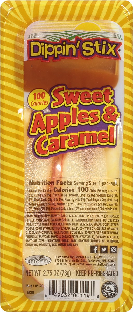 slide 11 of 12, Dippin'Stix Dippin' Stix Sweet Gala Apples & Caramel, 13.75 oz, 5 ct, 2.75 oz