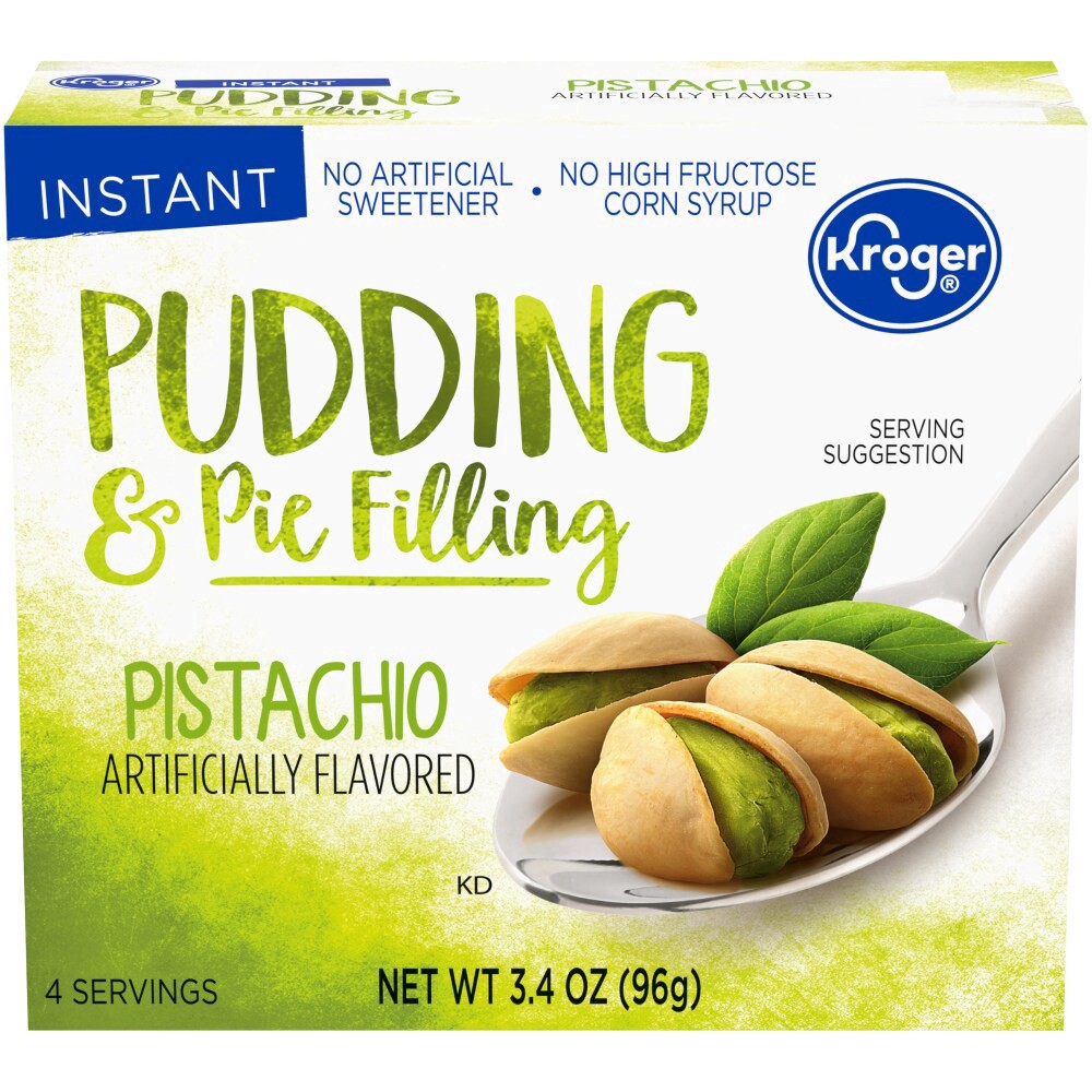 slide 2 of 3, Kroger Pistachio Pudding & Pie Filling, 3.4 oz