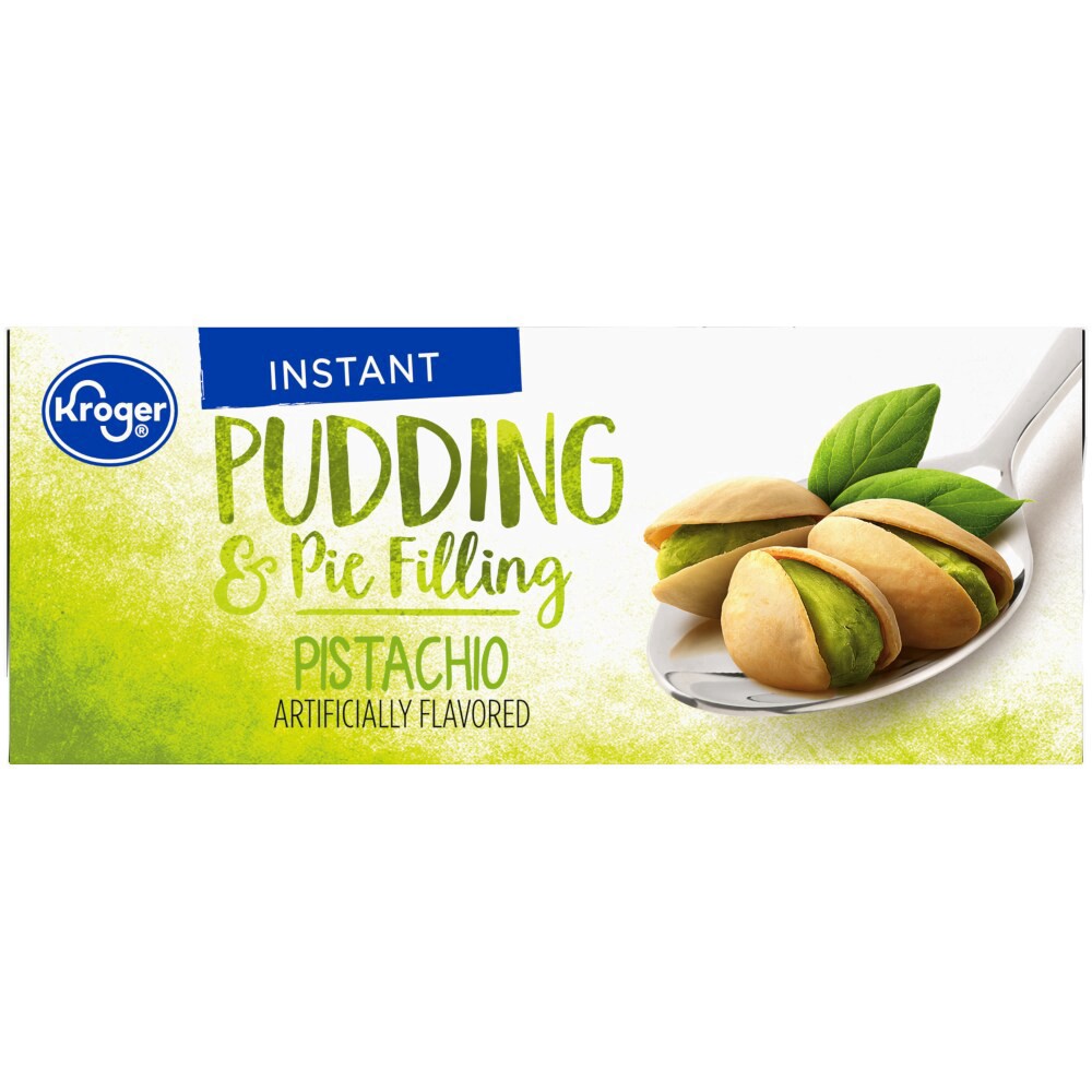 slide 3 of 3, Kroger Pistachio Pudding & Pie Filling, 3.4 oz