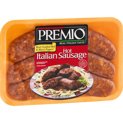 Premio Hot Italian Sausage Grillers 16 Oz Shipt