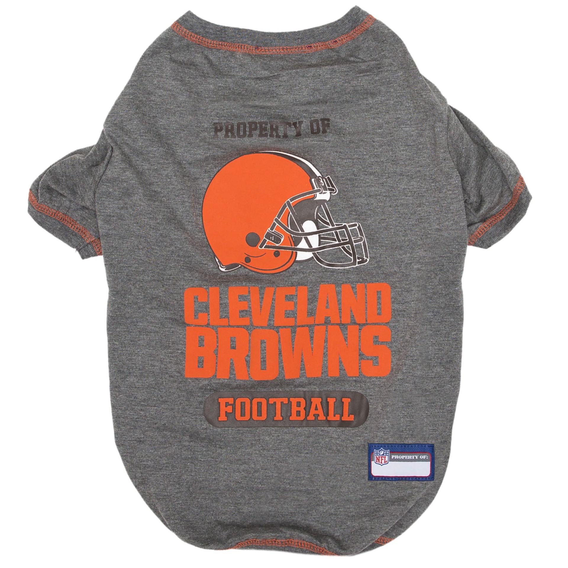 slide 1 of 1, Pets First Cleveland Browns T-Shirt, LG