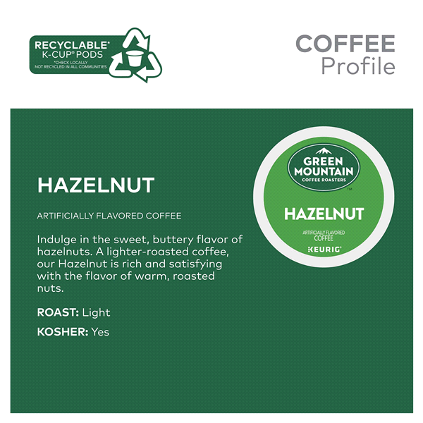 slide 12 of 29, Green Mountain Hazelnut Kcup Coffee Pods, 3.9 oz