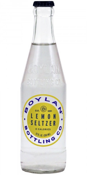 slide 1 of 1, Boylan Bottling Lemon Seltzer, 12 oz