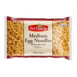 Our Family Medium Egg Noodles - 16 oz