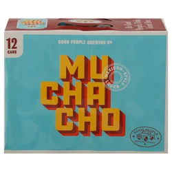 Good People Brewing Mexican-Style Lager Muchacho Beer - 12 ea