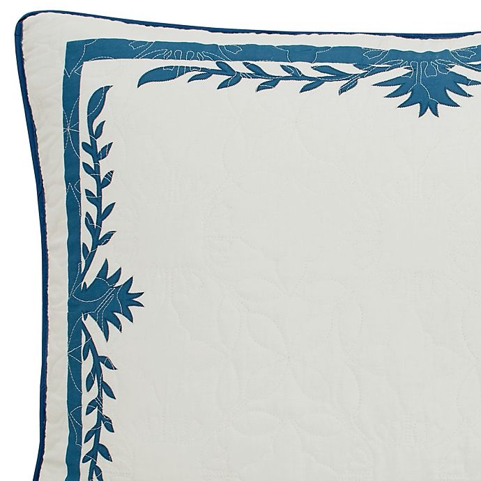 slide 3 of 6, Tommy Bahama Aloha Pineapple Standard Sham - Blue, 1 ct