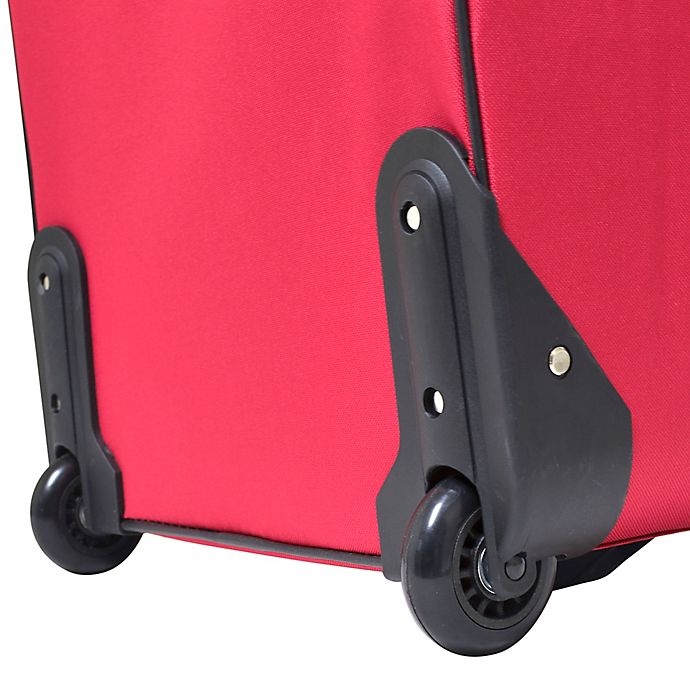 slide 4 of 4, Traveler's Club Luggage Travelers Club Genova Luggage Set - Red, 3 ct