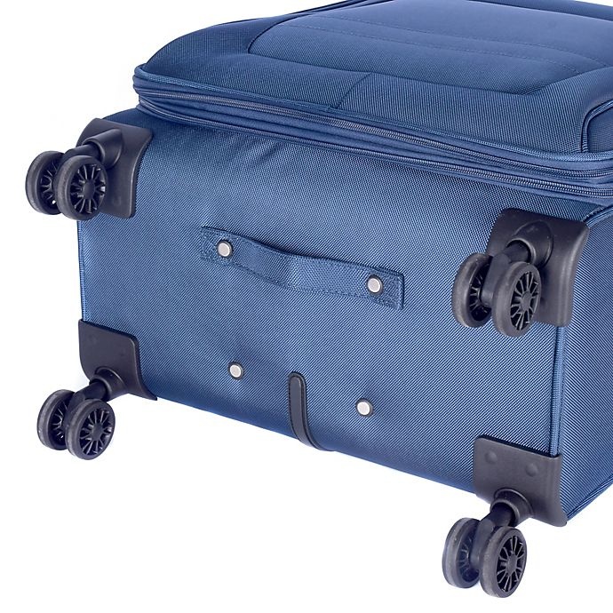 slide 4 of 5, Traveler's Club Luggage Travelers Club Voyager II Spinner - Navy, 24 in