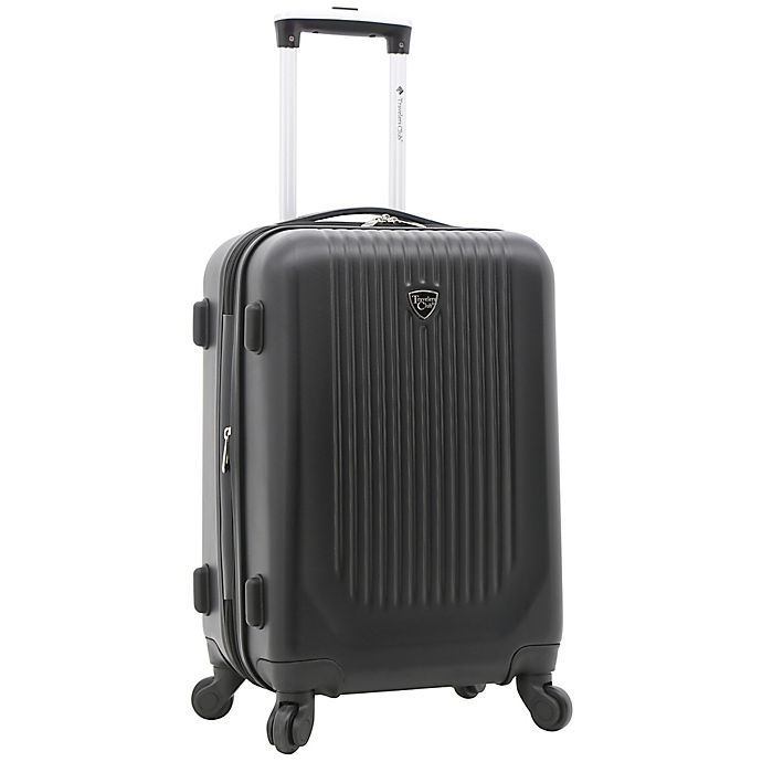 slide 2 of 9, Traveler's Club Luggage Traveler's Club Seville Hardside Spinner Carry On Luggage - Black, 20 in