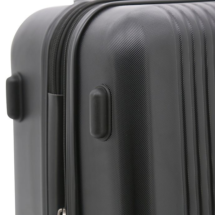 slide 5 of 9, Traveler's Club Luggage Traveler's Club Seville Hardside Spinner Carry On Luggage - Black, 20 in