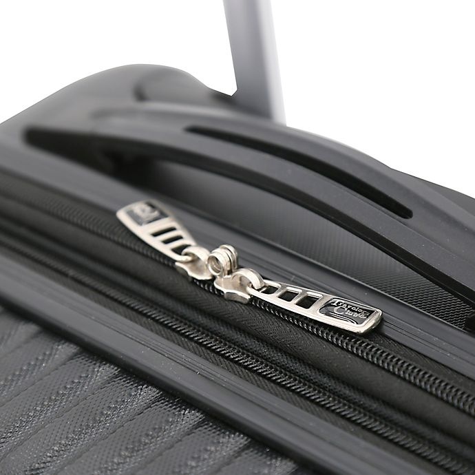 slide 9 of 9, Traveler's Club Luggage Traveler's Club Seville Hardside Spinner Carry On Luggage - Black, 20 in