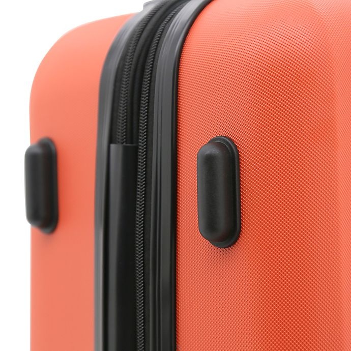 slide 4 of 9, Traveler's Club Luggage Traveler's Club Seville Hardside Spinner Carry On Luggage - Orange, 20 in