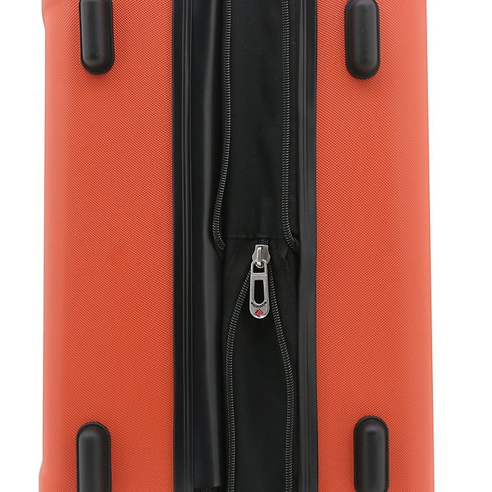 slide 5 of 9, Traveler's Club Luggage Traveler's Club Seville Hardside Spinner Carry On Luggage - Orange, 20 in