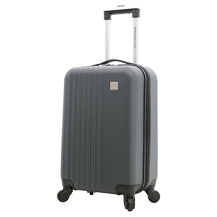 slide 2 of 6, Traveler's Club Luggage Travelers Club Ridgewood Hardside Spinner Carry On Luggage - Grey, 20 in