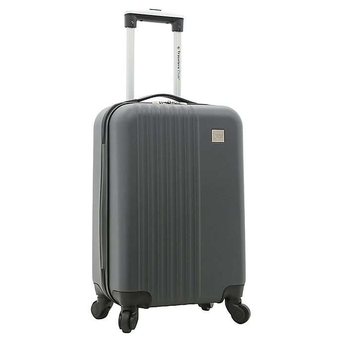 slide 3 of 6, Traveler's Club Luggage Travelers Club Ridgewood Hardside Spinner Carry On Luggage - Grey, 20 in