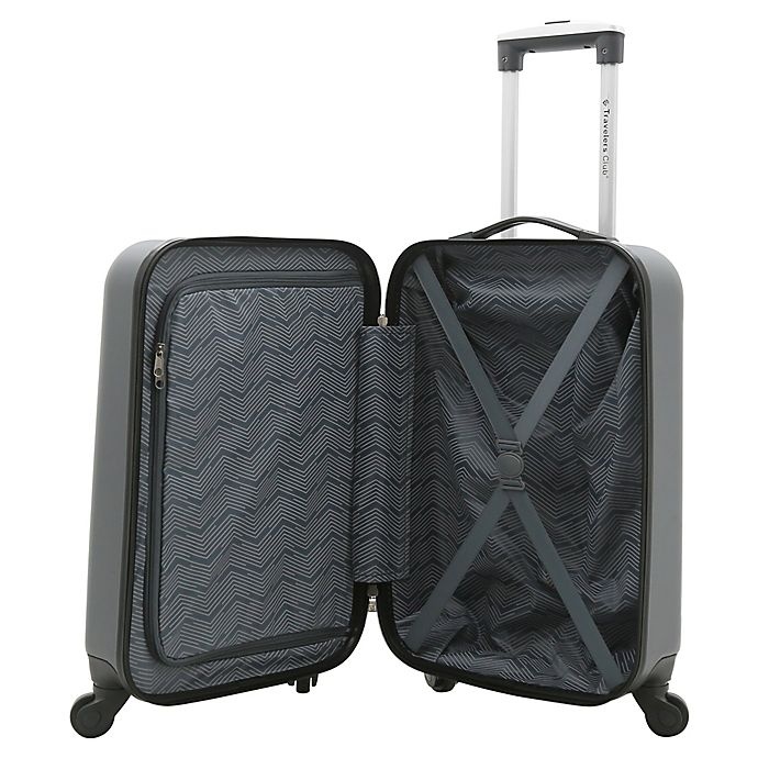 slide 5 of 6, Traveler's Club Luggage Travelers Club Ridgewood Hardside Spinner Carry On Luggage - Grey, 20 in