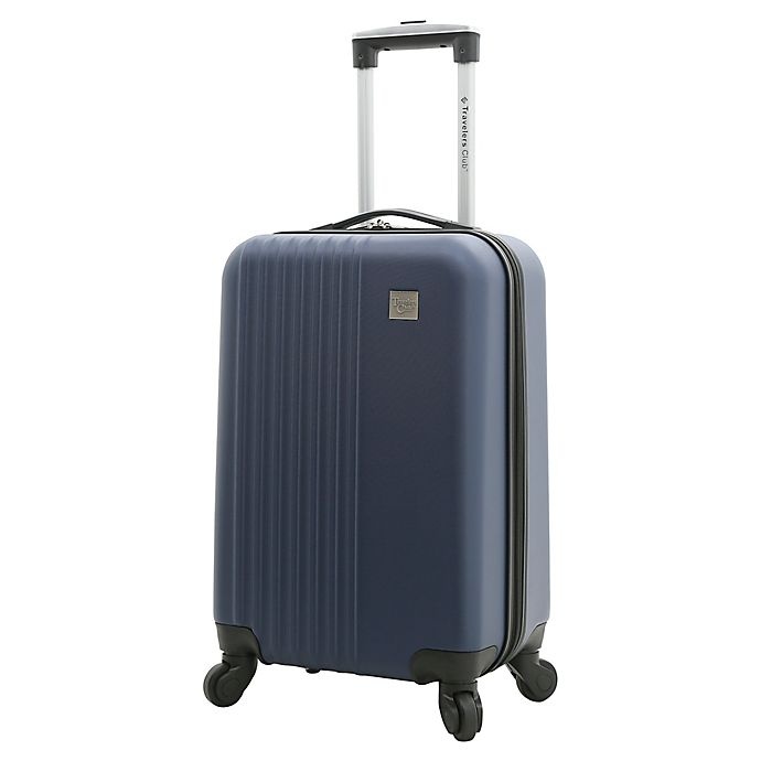 slide 3 of 6, Traveler's Club Luggage Travelers Club Ridgewood Hardside Spinner Carry On Luggage - Navy, 20 in